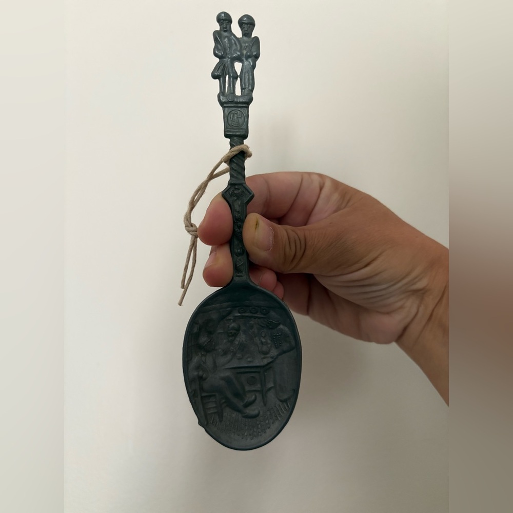 Antique Dutch Decorative Spoon 1960s